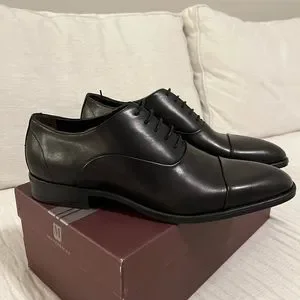 New Bruno Magli
Men\'s Black Mario Cap Toe Oxford Shoes Bruno Magli Mario BM600678 Mens Black Oxfords & Lace Ups Cap  main image 3